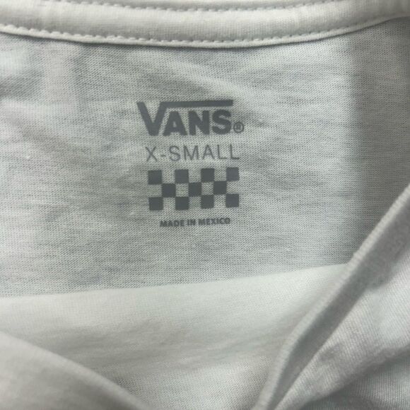 VANS Scripts Stripe Crop T Shirt NWT Size Small - Picture 6 of 7